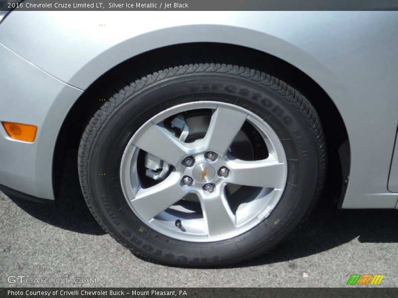 Silver Ice Metallic / Jet Black 2016 Chevrolet Cruze Limited LT