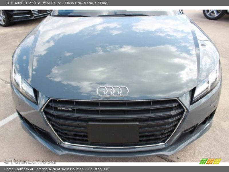 Nano Gray Metallic / Black 2016 Audi TT 2.0T quattro Coupe