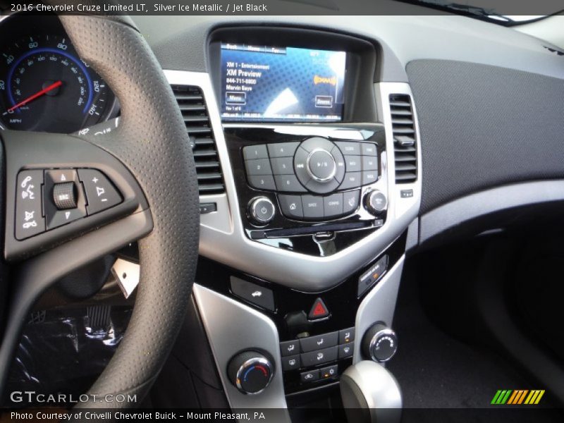 Silver Ice Metallic / Jet Black 2016 Chevrolet Cruze Limited LT