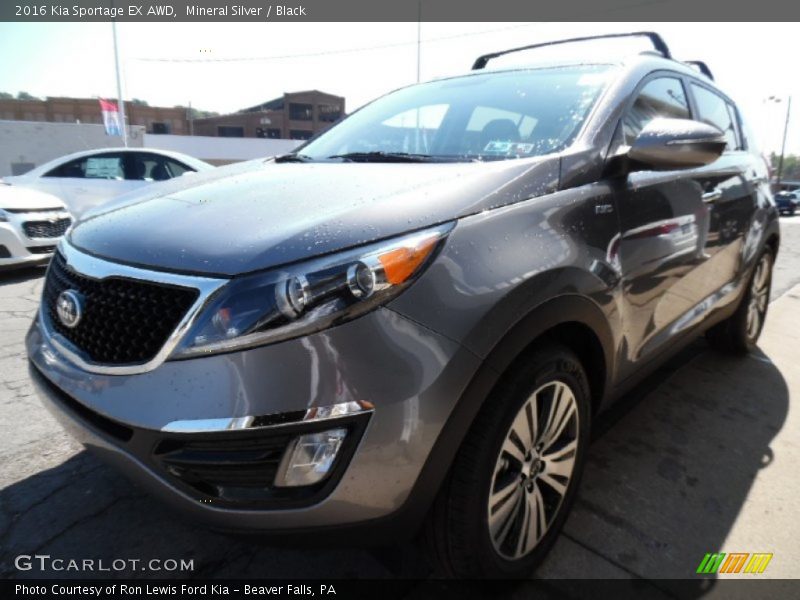 Mineral Silver / Black 2016 Kia Sportage EX AWD