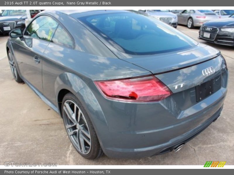 Nano Gray Metallic / Black 2016 Audi TT 2.0T quattro Coupe