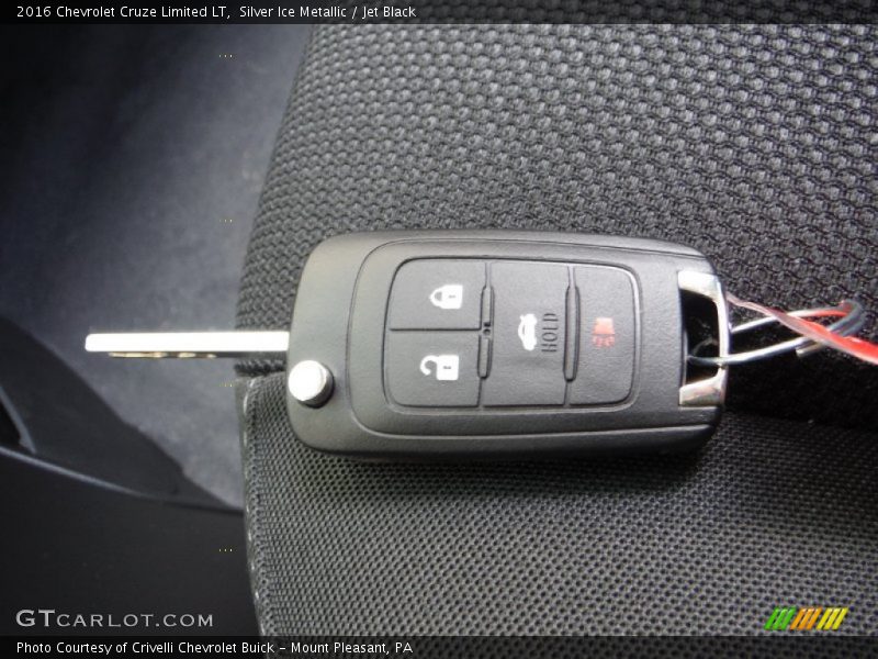 Silver Ice Metallic / Jet Black 2016 Chevrolet Cruze Limited LT