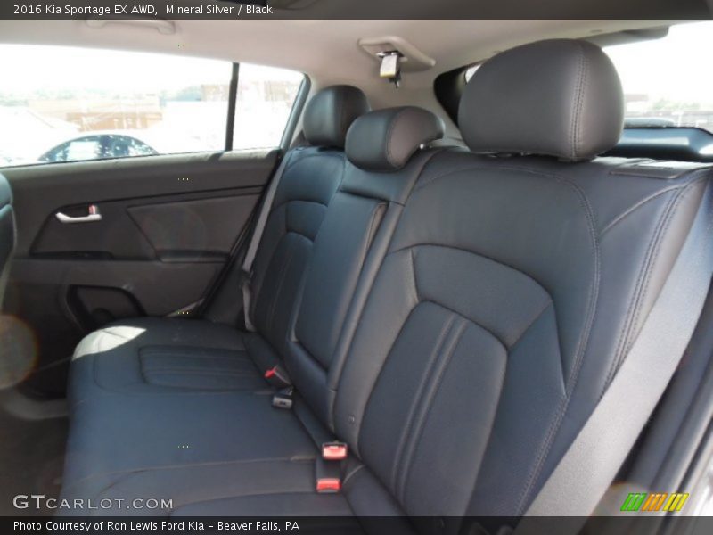 Rear Seat of 2016 Sportage EX AWD
