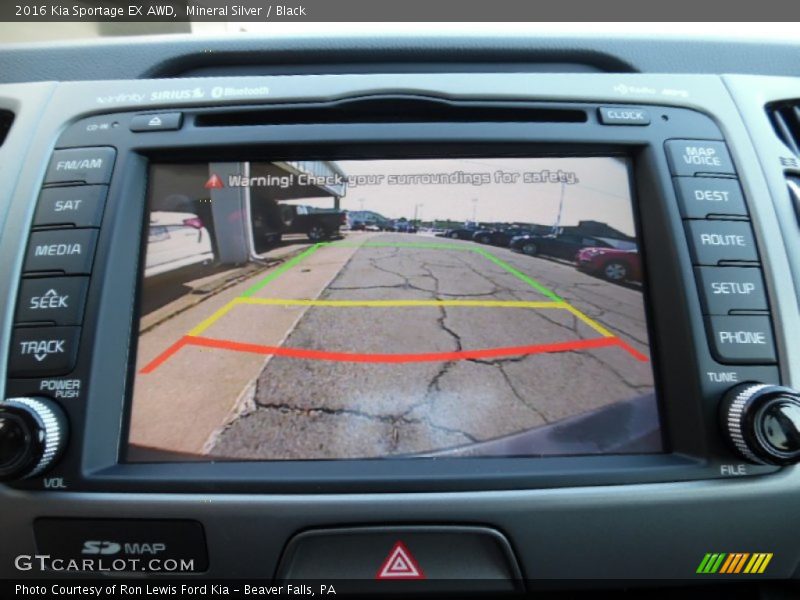 Mineral Silver / Black 2016 Kia Sportage EX AWD