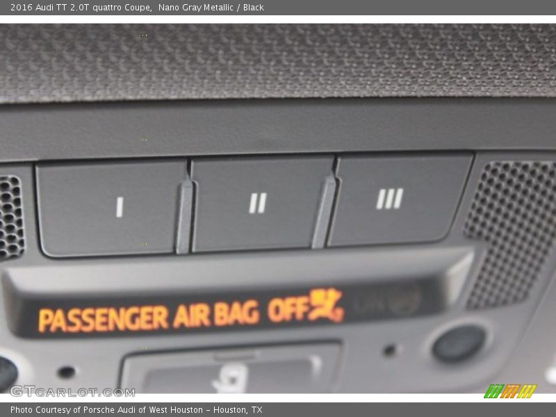 Nano Gray Metallic / Black 2016 Audi TT 2.0T quattro Coupe