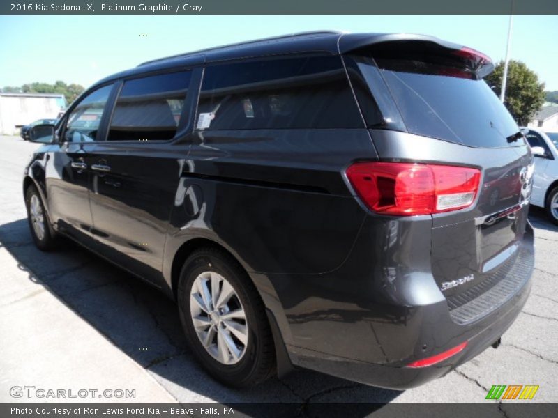 Platinum Graphite / Gray 2016 Kia Sedona LX