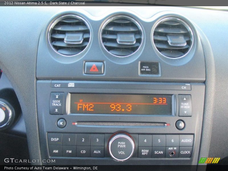 Dark Slate / Charcoal 2012 Nissan Altima 2.5 S