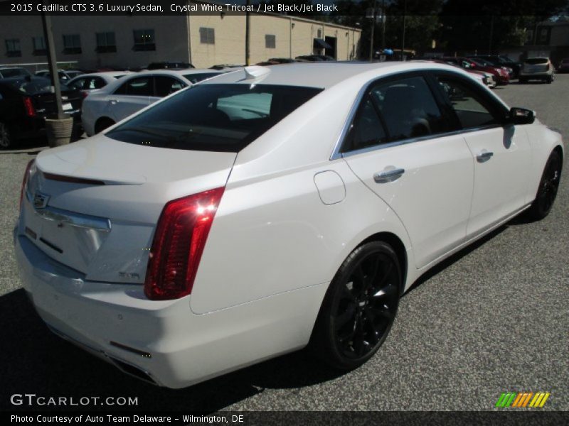 Crystal White Tricoat / Jet Black/Jet Black 2015 Cadillac CTS 3.6 Luxury Sedan