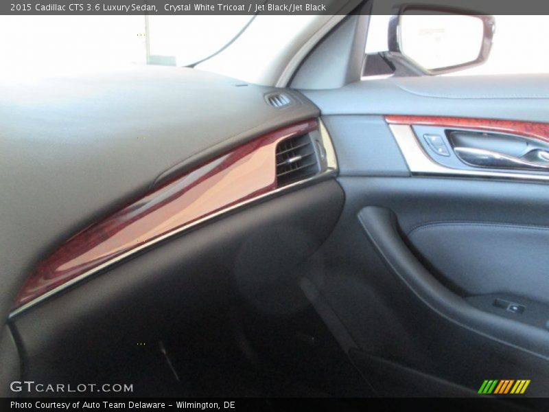 Crystal White Tricoat / Jet Black/Jet Black 2015 Cadillac CTS 3.6 Luxury Sedan