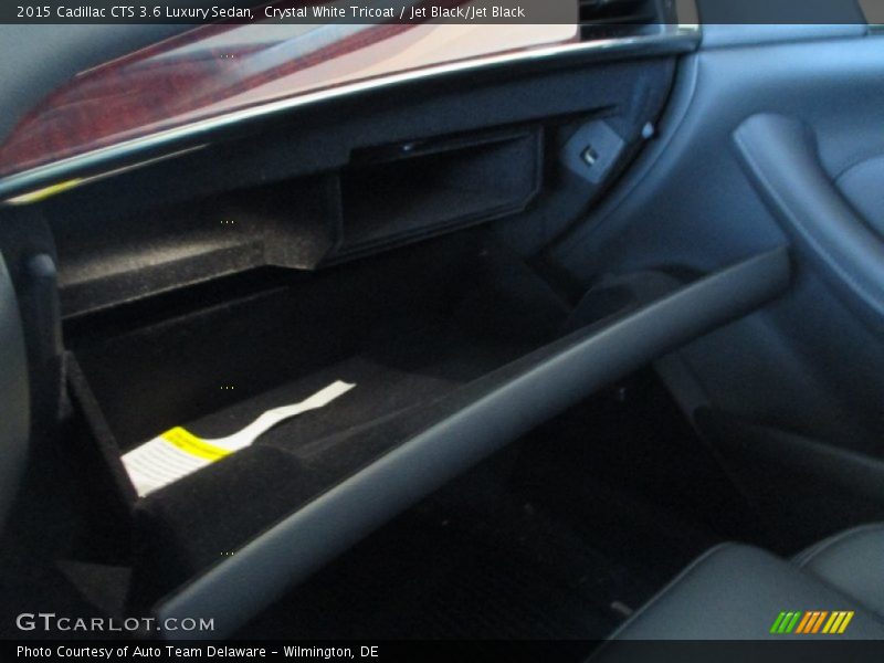 Crystal White Tricoat / Jet Black/Jet Black 2015 Cadillac CTS 3.6 Luxury Sedan