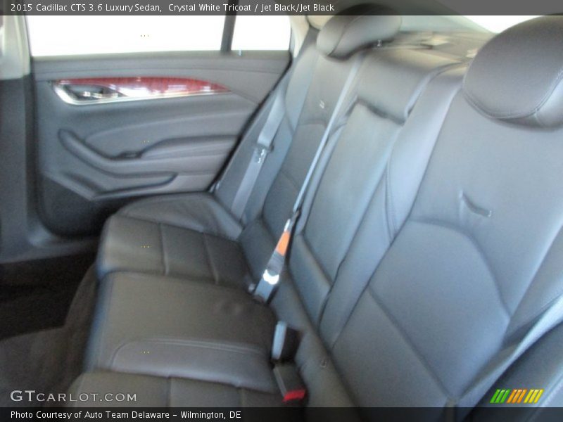 Crystal White Tricoat / Jet Black/Jet Black 2015 Cadillac CTS 3.6 Luxury Sedan