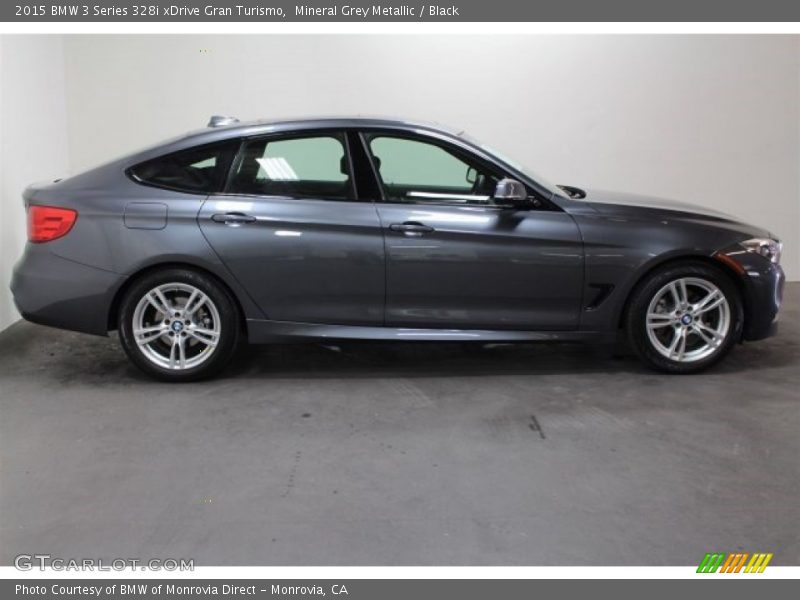 Mineral Grey Metallic / Black 2015 BMW 3 Series 328i xDrive Gran Turismo