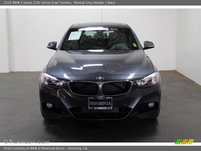 Mineral Grey Metallic / Black 2015 BMW 3 Series 328i xDrive Gran Turismo