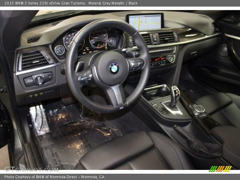 Mineral Grey Metallic / Black 2015 BMW 3 Series 328i xDrive Gran Turismo