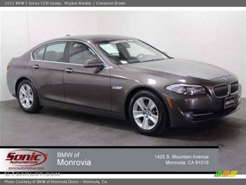 Mojave Metallic / Cinnamon Brown 2013 BMW 5 Series 528i Sedan