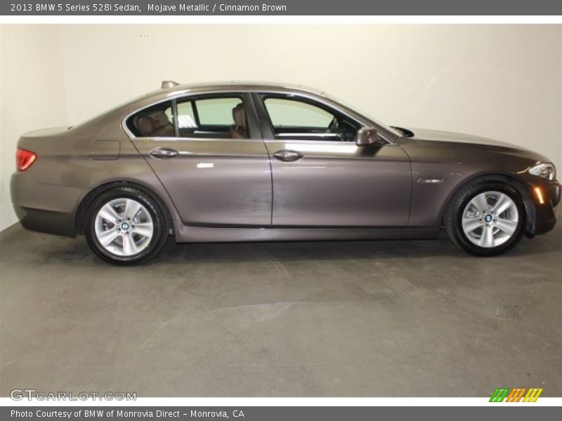 Mojave Metallic / Cinnamon Brown 2013 BMW 5 Series 528i Sedan
