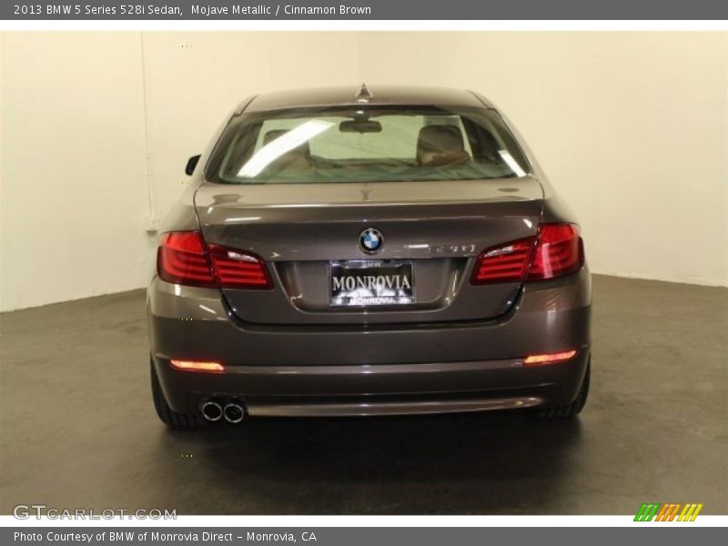 Mojave Metallic / Cinnamon Brown 2013 BMW 5 Series 528i Sedan
