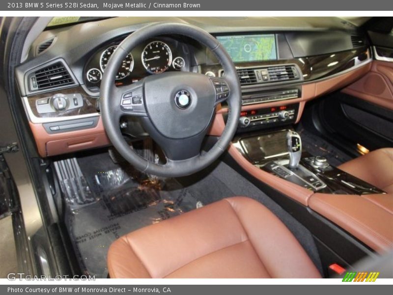 Mojave Metallic / Cinnamon Brown 2013 BMW 5 Series 528i Sedan