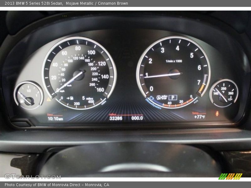 Mojave Metallic / Cinnamon Brown 2013 BMW 5 Series 528i Sedan