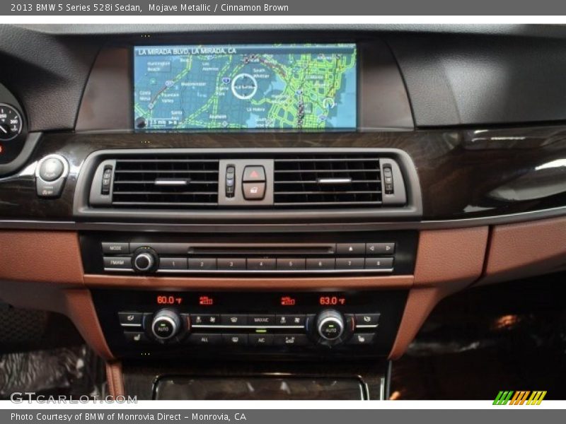 Mojave Metallic / Cinnamon Brown 2013 BMW 5 Series 528i Sedan