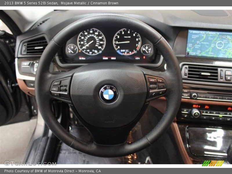 Mojave Metallic / Cinnamon Brown 2013 BMW 5 Series 528i Sedan