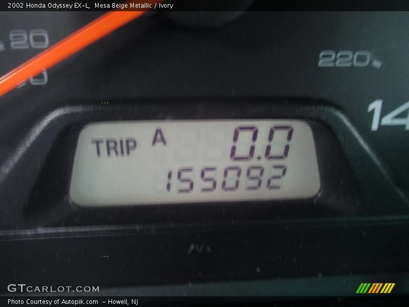 Mesa Beige Metallic / Ivory 2002 Honda Odyssey EX-L