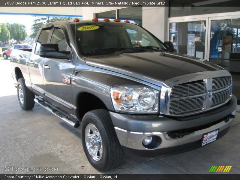 Mineral Gray Metallic / Medium Slate Gray 2007 Dodge Ram 2500 Laramie Quad Cab 4x4