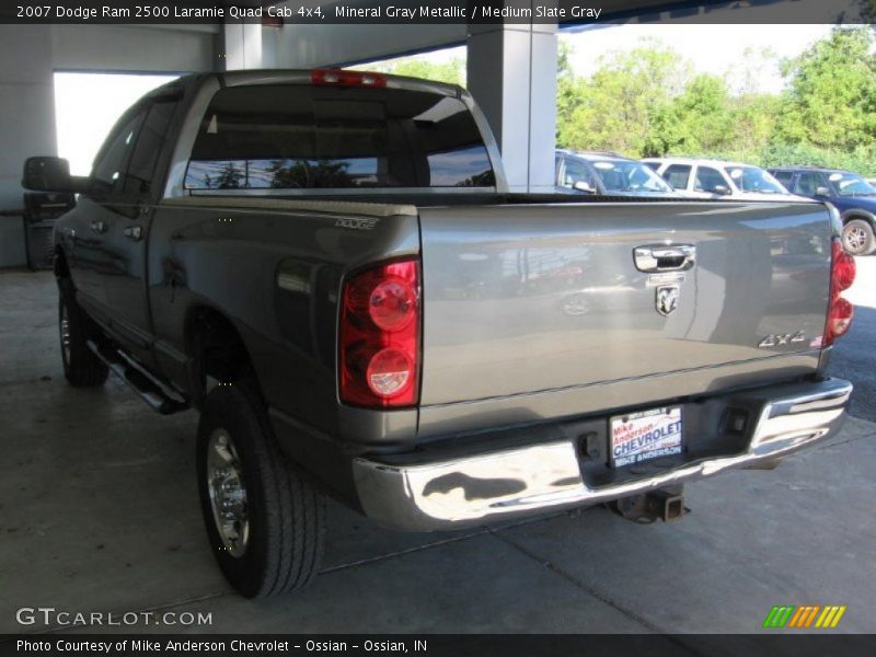 Mineral Gray Metallic / Medium Slate Gray 2007 Dodge Ram 2500 Laramie Quad Cab 4x4