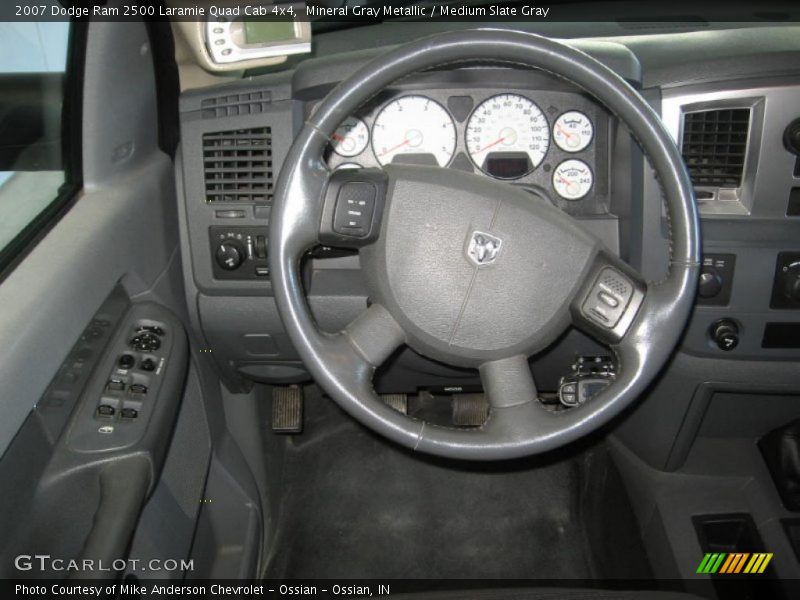Mineral Gray Metallic / Medium Slate Gray 2007 Dodge Ram 2500 Laramie Quad Cab 4x4