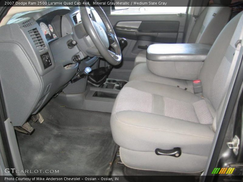 Mineral Gray Metallic / Medium Slate Gray 2007 Dodge Ram 2500 Laramie Quad Cab 4x4
