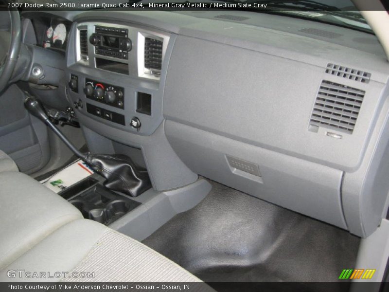 Mineral Gray Metallic / Medium Slate Gray 2007 Dodge Ram 2500 Laramie Quad Cab 4x4