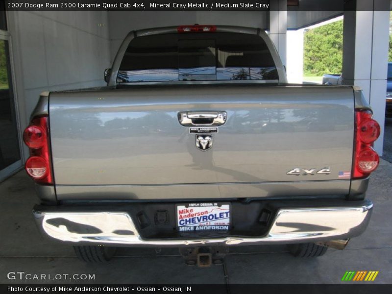 Mineral Gray Metallic / Medium Slate Gray 2007 Dodge Ram 2500 Laramie Quad Cab 4x4
