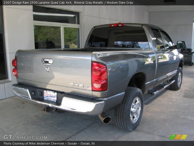 Mineral Gray Metallic / Medium Slate Gray 2007 Dodge Ram 2500 Laramie Quad Cab 4x4