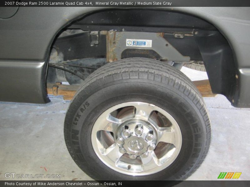 Mineral Gray Metallic / Medium Slate Gray 2007 Dodge Ram 2500 Laramie Quad Cab 4x4