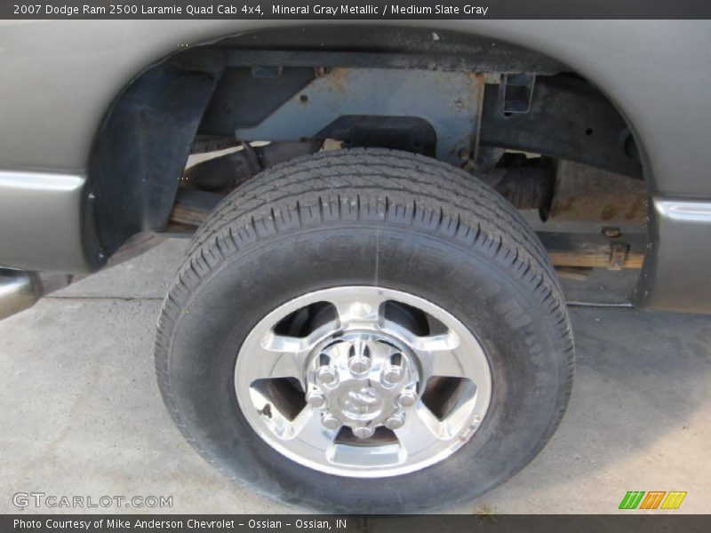Mineral Gray Metallic / Medium Slate Gray 2007 Dodge Ram 2500 Laramie Quad Cab 4x4