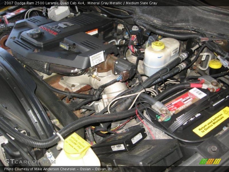 Mineral Gray Metallic / Medium Slate Gray 2007 Dodge Ram 2500 Laramie Quad Cab 4x4