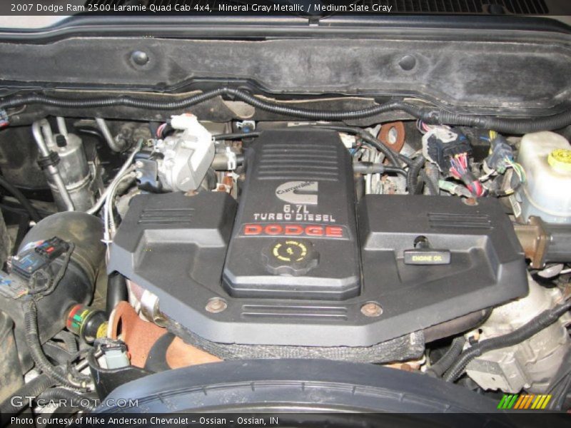 Mineral Gray Metallic / Medium Slate Gray 2007 Dodge Ram 2500 Laramie Quad Cab 4x4