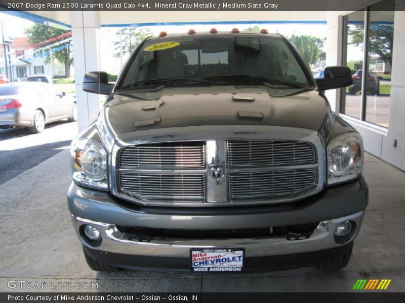 Mineral Gray Metallic / Medium Slate Gray 2007 Dodge Ram 2500 Laramie Quad Cab 4x4