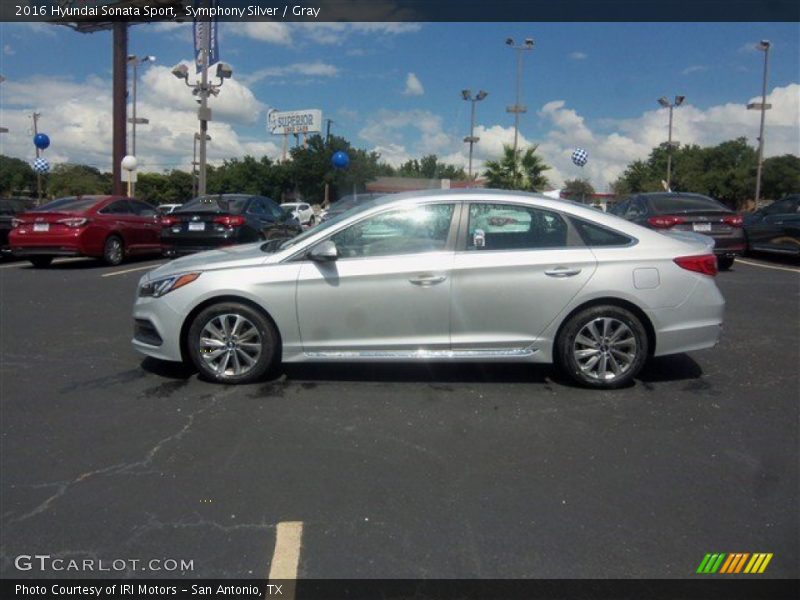 Symphony Silver / Gray 2016 Hyundai Sonata Sport
