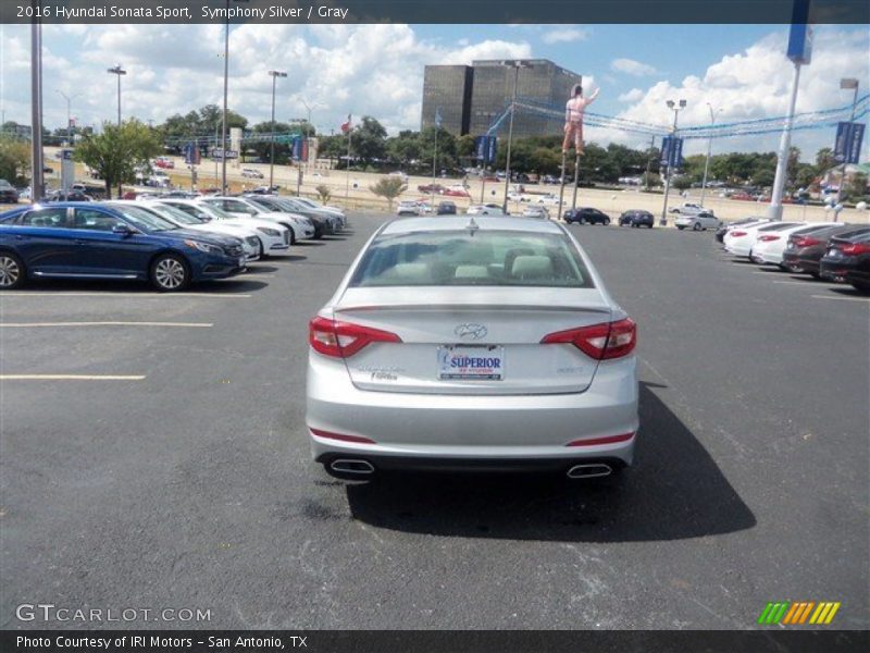 Symphony Silver / Gray 2016 Hyundai Sonata Sport