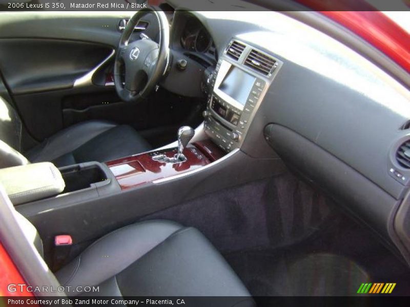 Matador Red Mica / Black 2006 Lexus IS 350