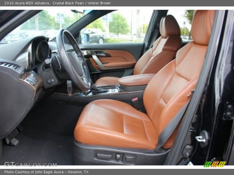  2010 MDX Advance Umber Brown Interior