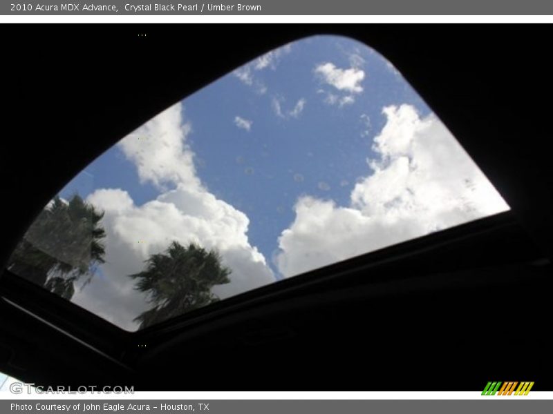 Crystal Black Pearl / Umber Brown 2010 Acura MDX Advance
