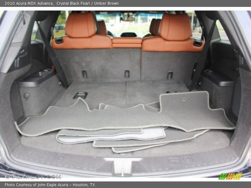 Crystal Black Pearl / Umber Brown 2010 Acura MDX Advance