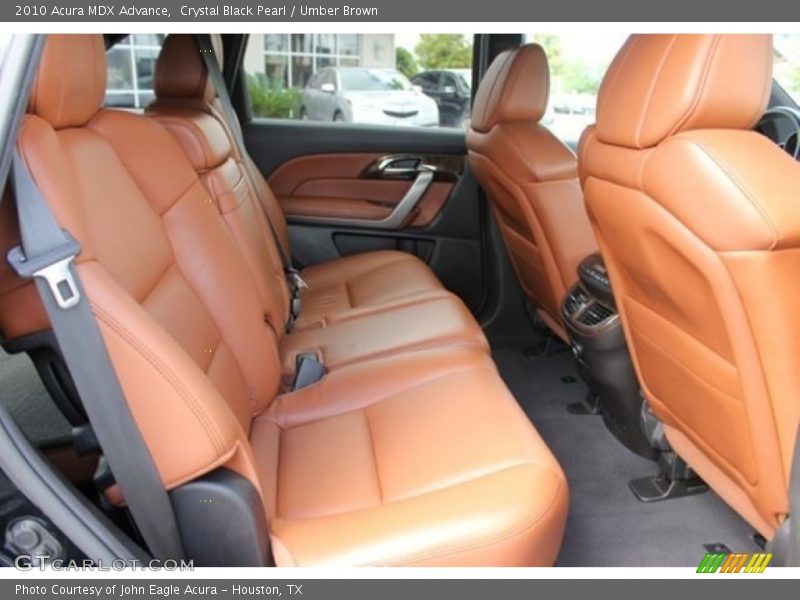 Crystal Black Pearl / Umber Brown 2010 Acura MDX Advance