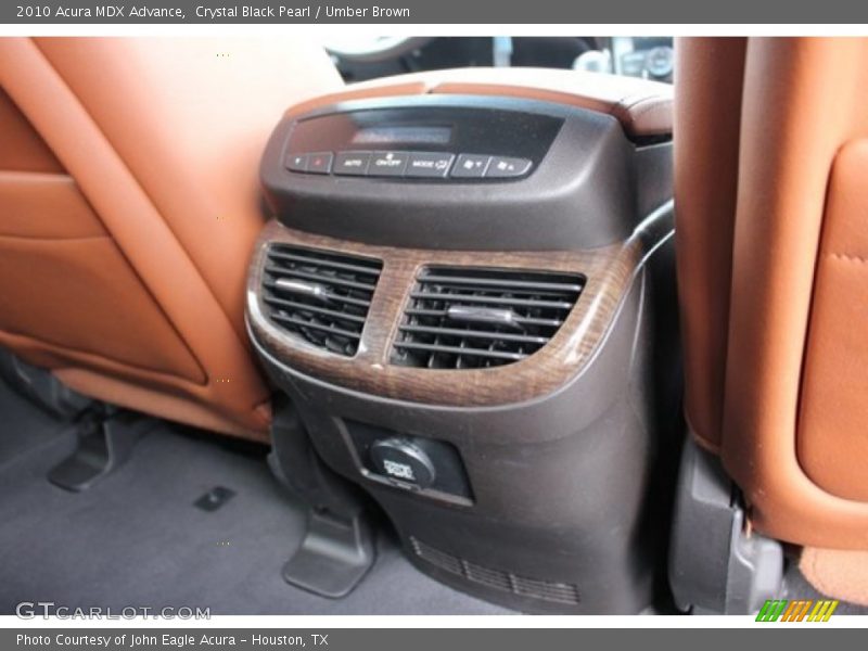 Crystal Black Pearl / Umber Brown 2010 Acura MDX Advance
