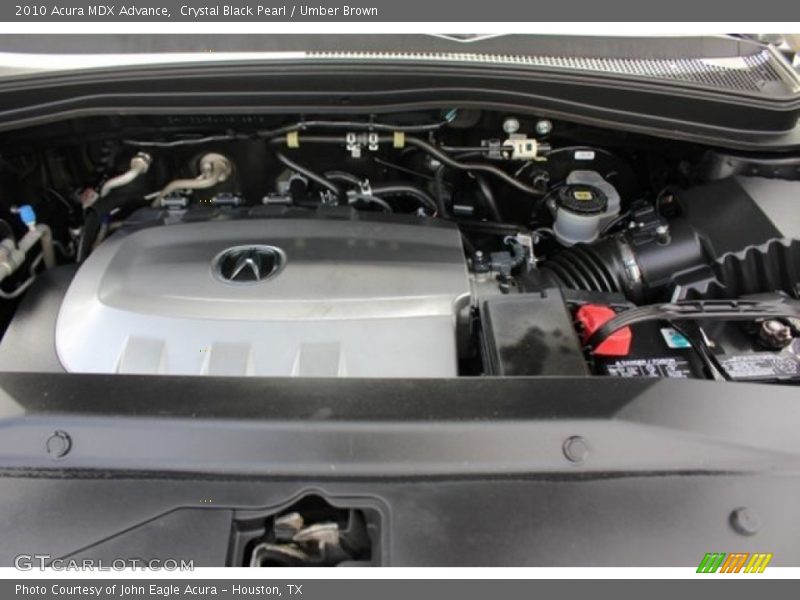 Crystal Black Pearl / Umber Brown 2010 Acura MDX Advance