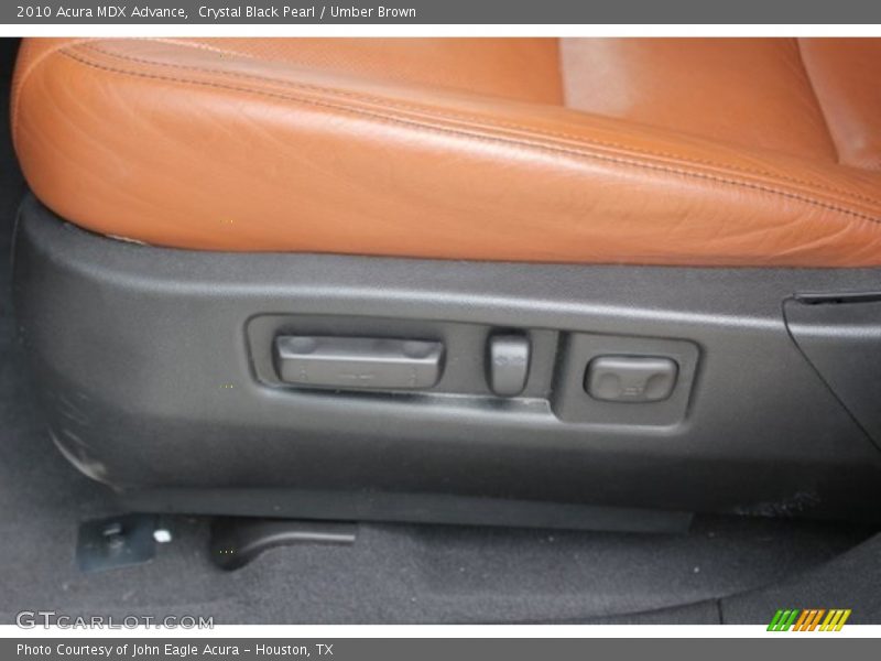 Crystal Black Pearl / Umber Brown 2010 Acura MDX Advance