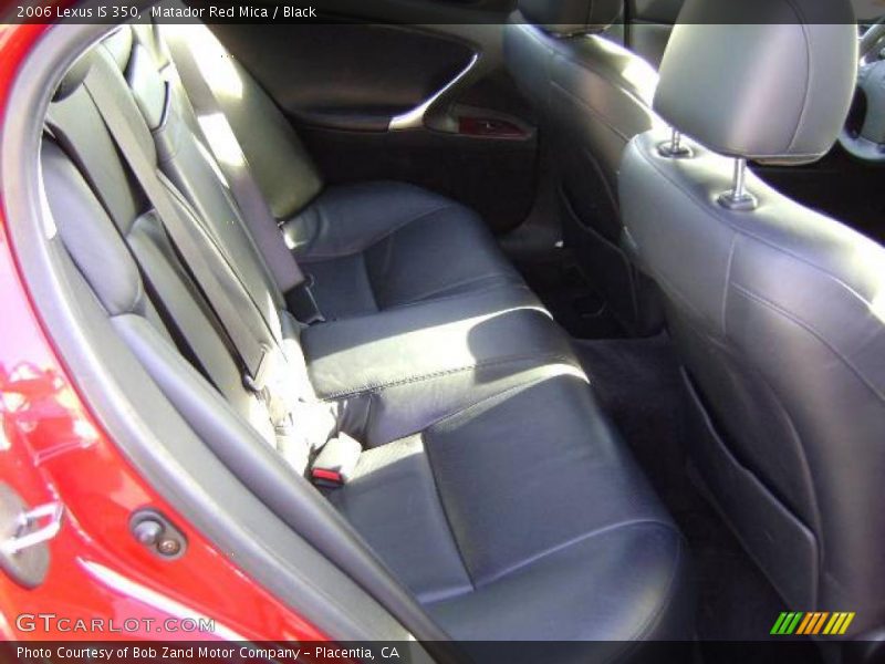 Matador Red Mica / Black 2006 Lexus IS 350