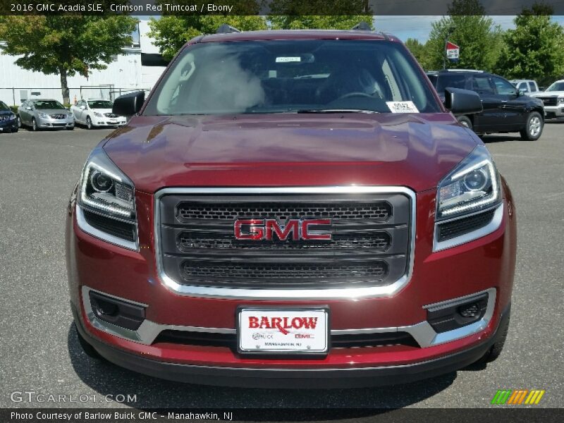 Crimson Red Tintcoat / Ebony 2016 GMC Acadia SLE